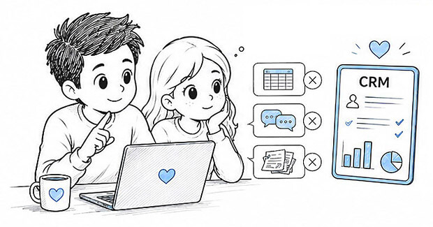 Интерфейс CRM ДомСервисПро