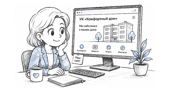 Сайт управляющей компании ДомСервисПро